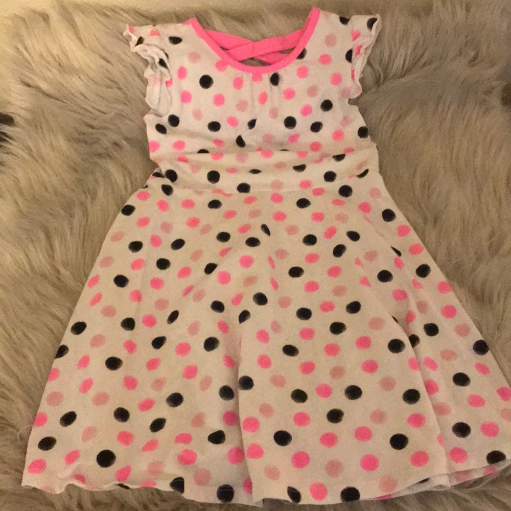 Girls Polka-Dots Jumping Beans Dress